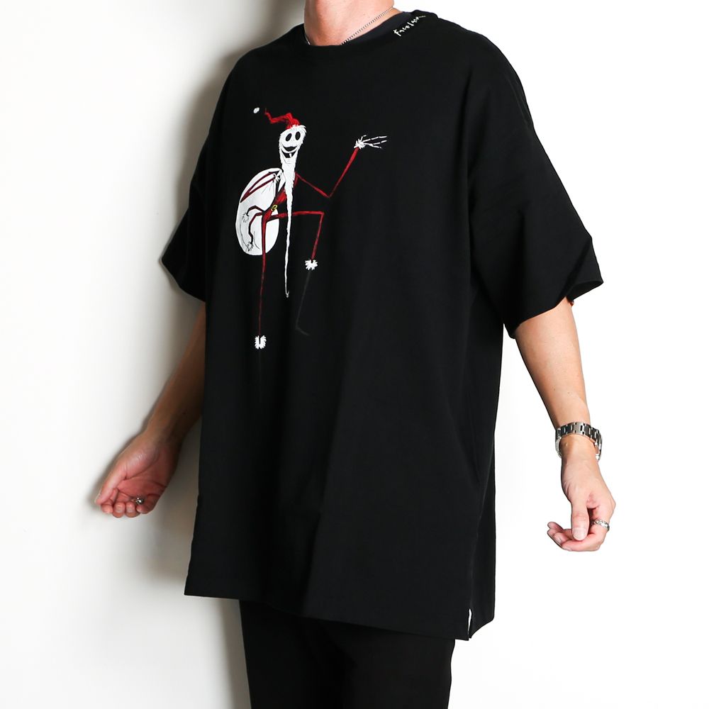NIGHTMARE BEFORE CHRISTMAS RIB BIG TEE SANTA JACK / Tシャツ / MIMI-TEE-U11