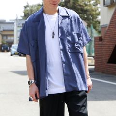 TE TWILL WIDE WESTERN H/S SH / ウエスタンヨーク ワイドシルエットシャツ / 379116