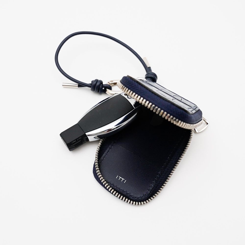 CRISTY SMART KEY CASE / AI CROCO / INDIGO / ITTI-WLT-030-CRC-AI