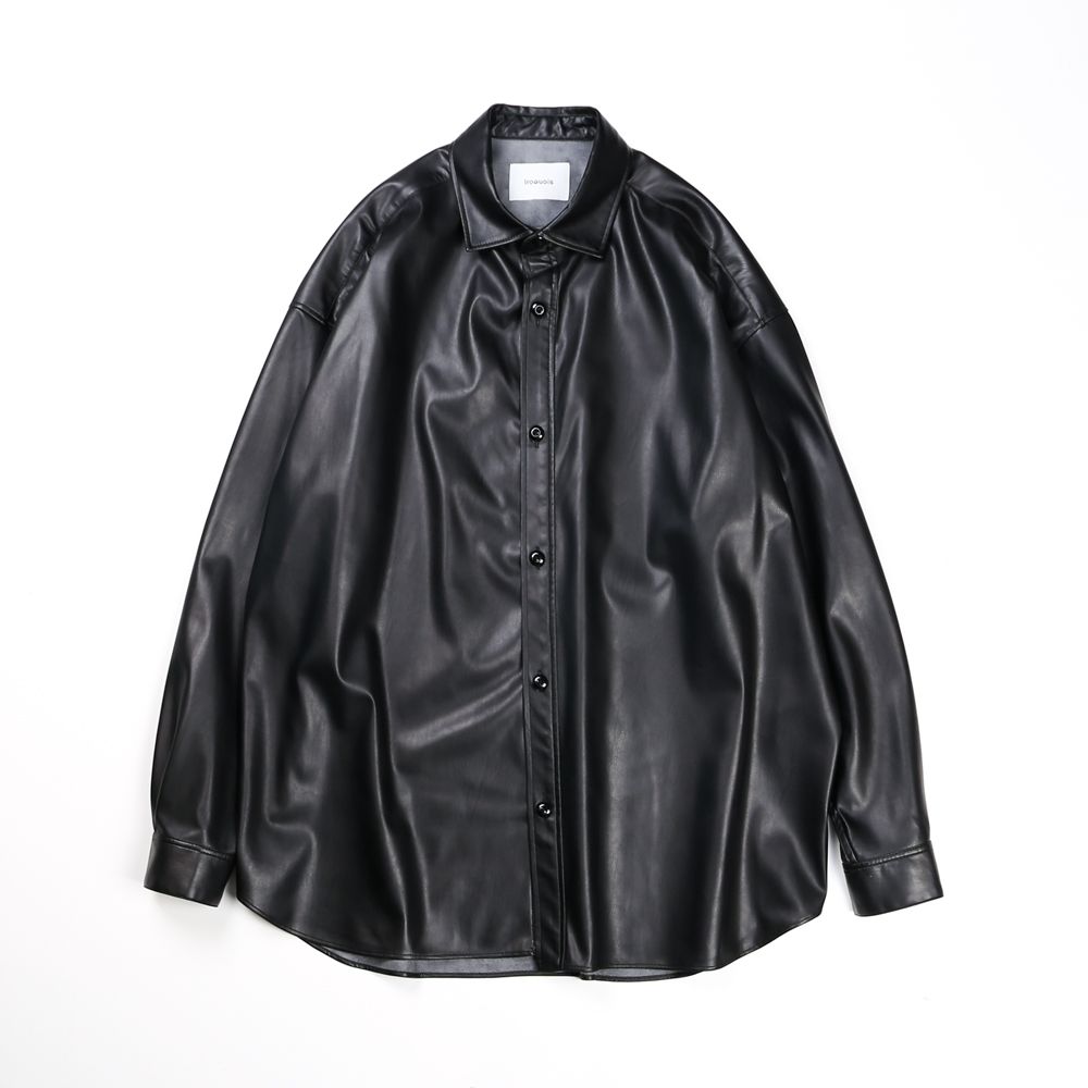 SYNTHETIC LEATHER SH / シンセティックレザー シャツ / 379108