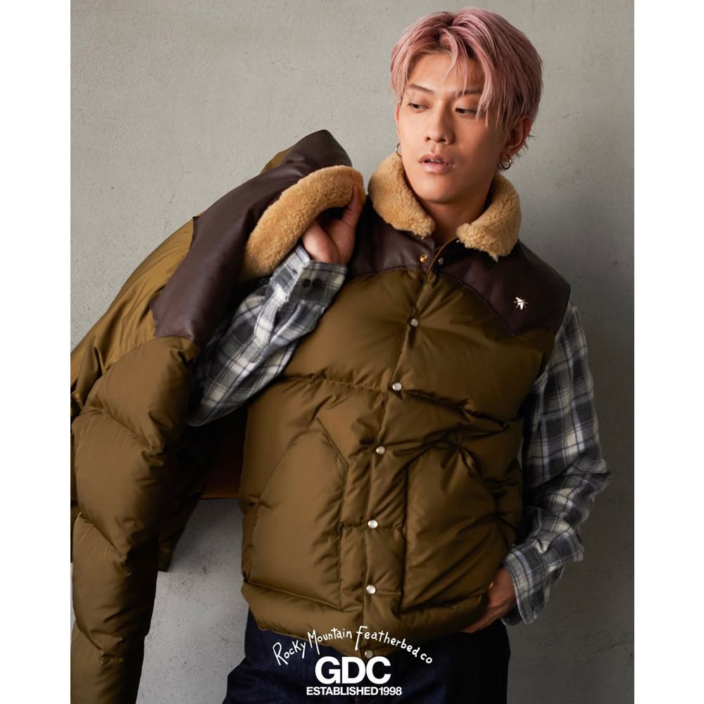 【Rocky Mountain×GDC】 Christy Vest - Olive Drab / GD0491