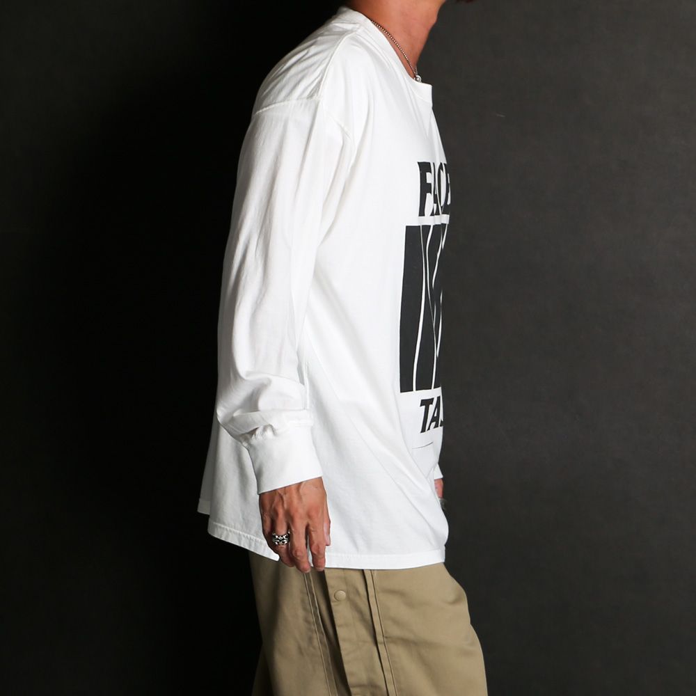 FACETASM - 7 BARS LONG SLEEVE TEE - BLACK / グラフィック T