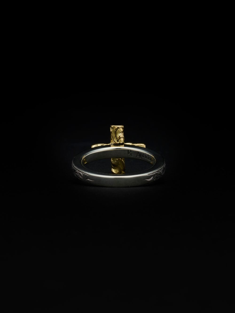 Engraved Tiny Cross Ring / リング / RX-730-2