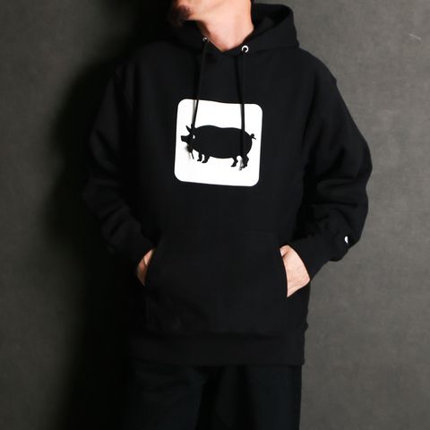 CYOW HOODIE - BLACK / プルオーバーパーカー
