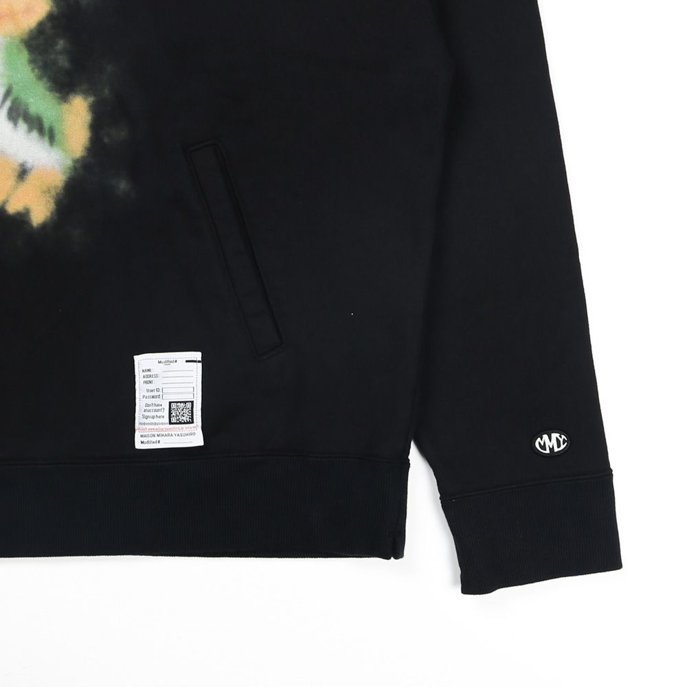 【国内買付】MAISON MIHARAYASUHIRO プルオーバー パーカー LEON Maison MIHARA YASUHIRO - Leon Printed Hoodie - BLACK / プル