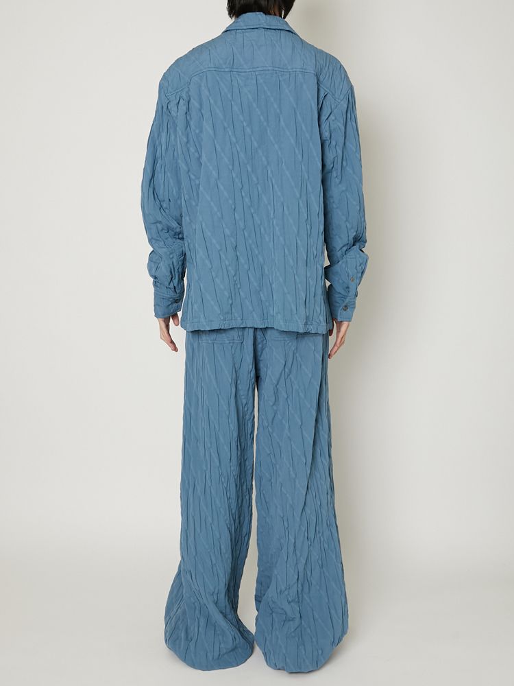 "COTTON PLEATS" SHIRTS / オープンカラーシャツ / TA23AW-SH024