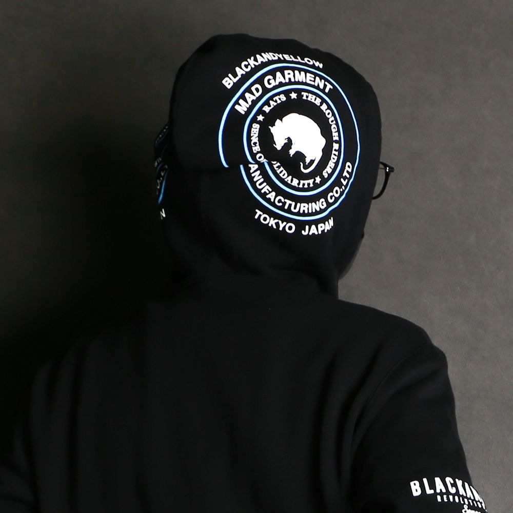ZIP HOODIE TYPE-A / プリント ジップアップパーカー / 21'RTC-0203A