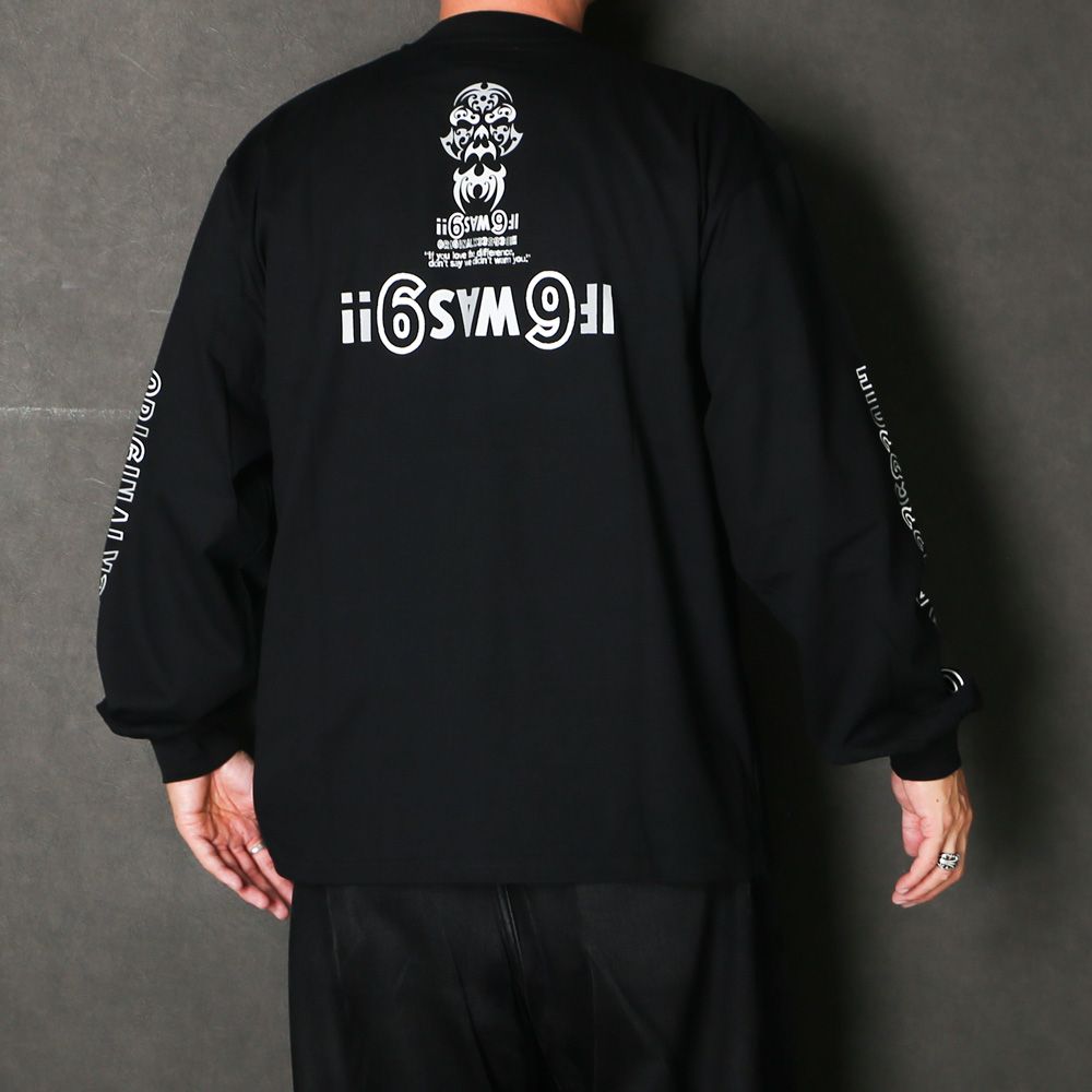 " HIDEANDSEEK × Toru Nishiura " / Original L/S Tee - BLK / Tシャツ / H30th-091526