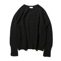 Seamless knit sweater - 100% cashmere / シームレス クルーネックセーター - カシミヤ / SN-593A