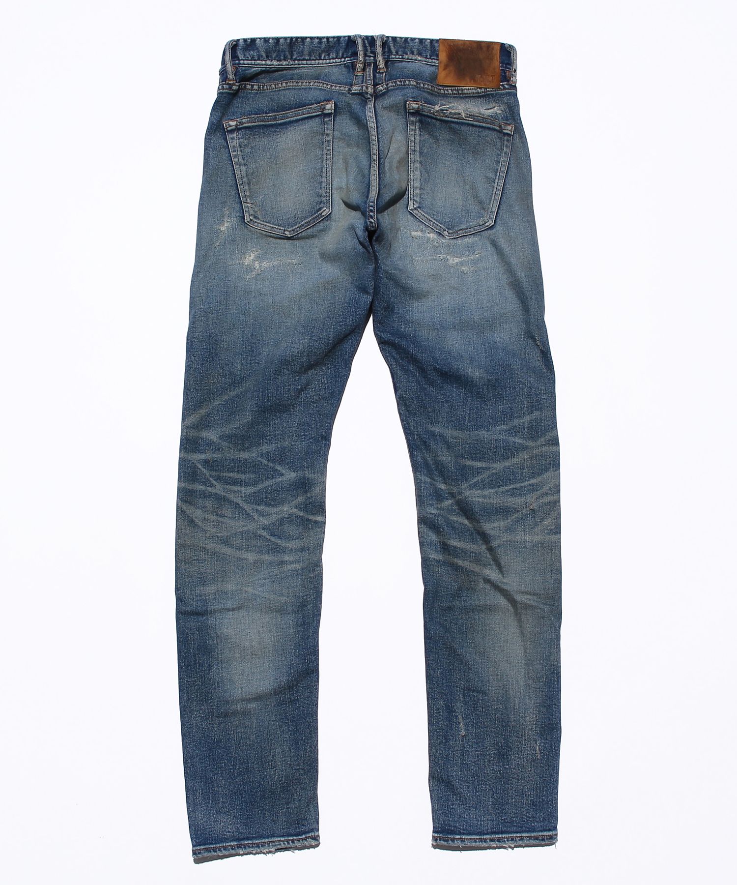 HYBRID-STRETCH DENIM 5P TIGHT TAPERED(DAMEGE) / スーパーストレッチデニム / TPT-F2105