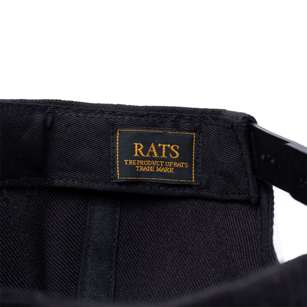 EMBROIDERY CAP "WAY OF LIFE" - BLACK × MARI GOLD / 24'SPA-0102