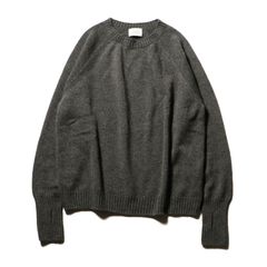 Seamless knit sweater - 100% cashmere / シームレス クルーネックセーター - カシミヤ / SN-593B