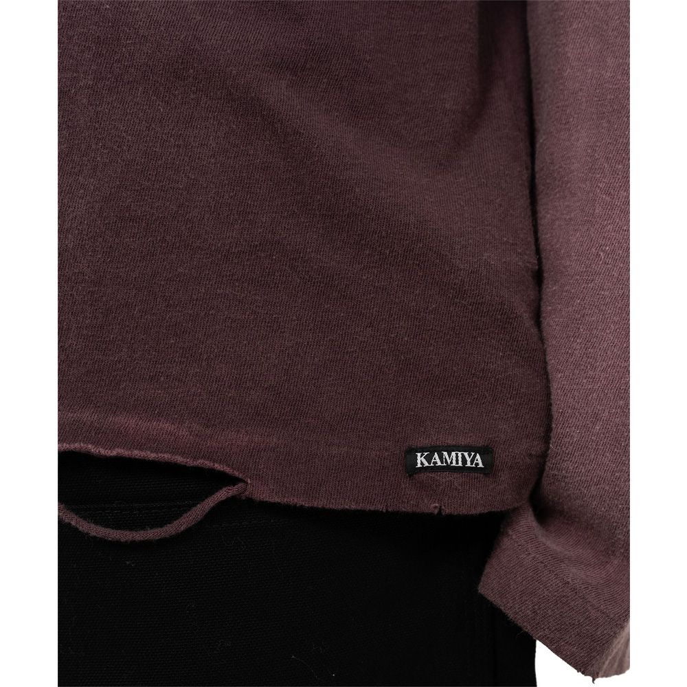 Distressed Light Weight Hoodie - BROWN / ライトウエイト フーディー / G15HD089