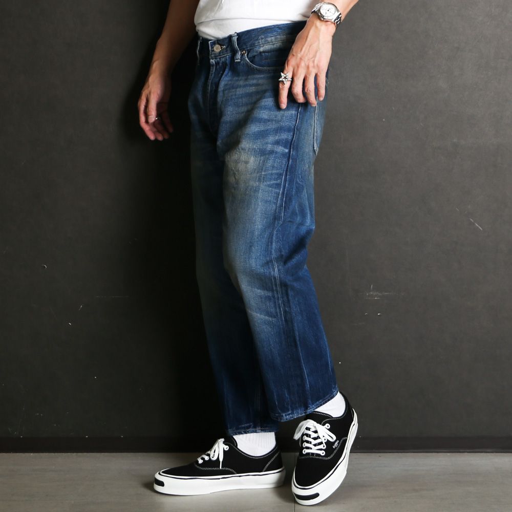 MADNESS - MADNESS AGING DENIM PANTS. M2 CROPPED / 25SS-LP
