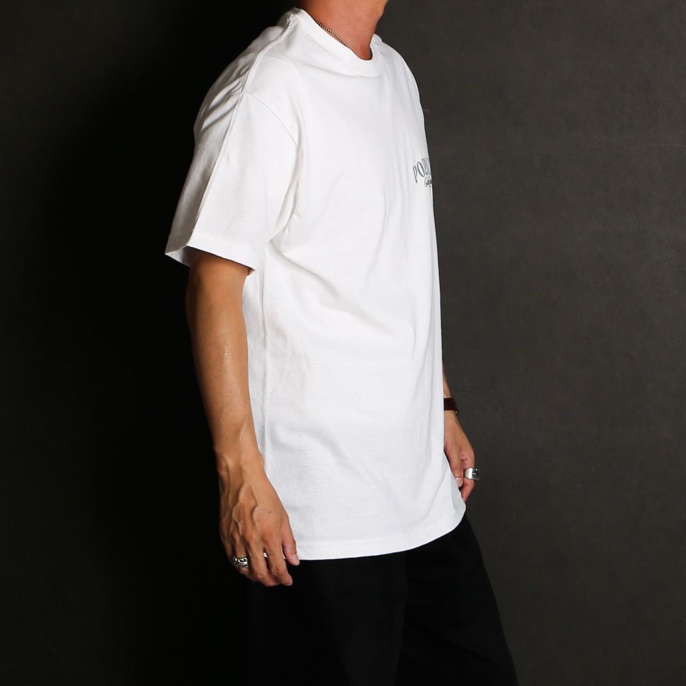 PCP BACK TEE - WHITE / ショートスリーブTシャツ
