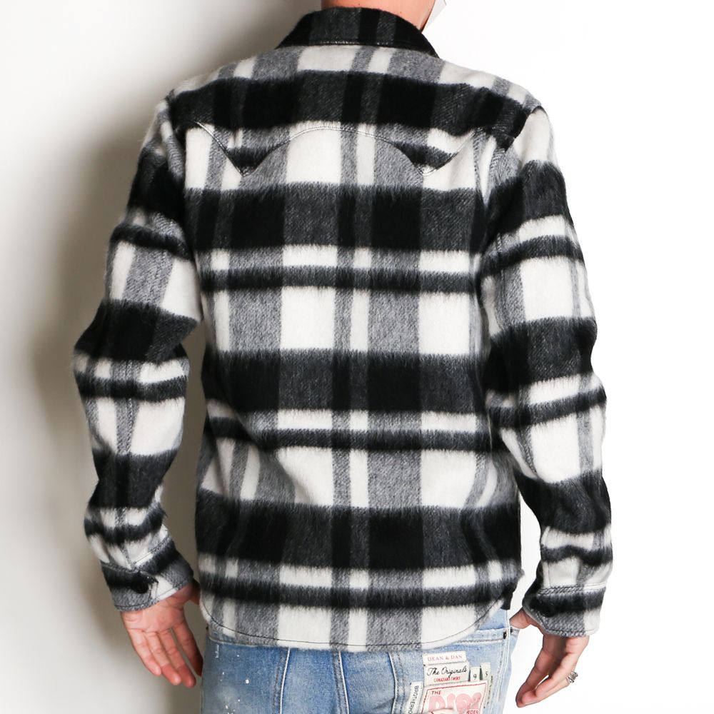 PLAID FUR WORK SHIRTS-TYPE JACKET / ブランケットチェック ワークシャツジャケット / TJK-F2016
