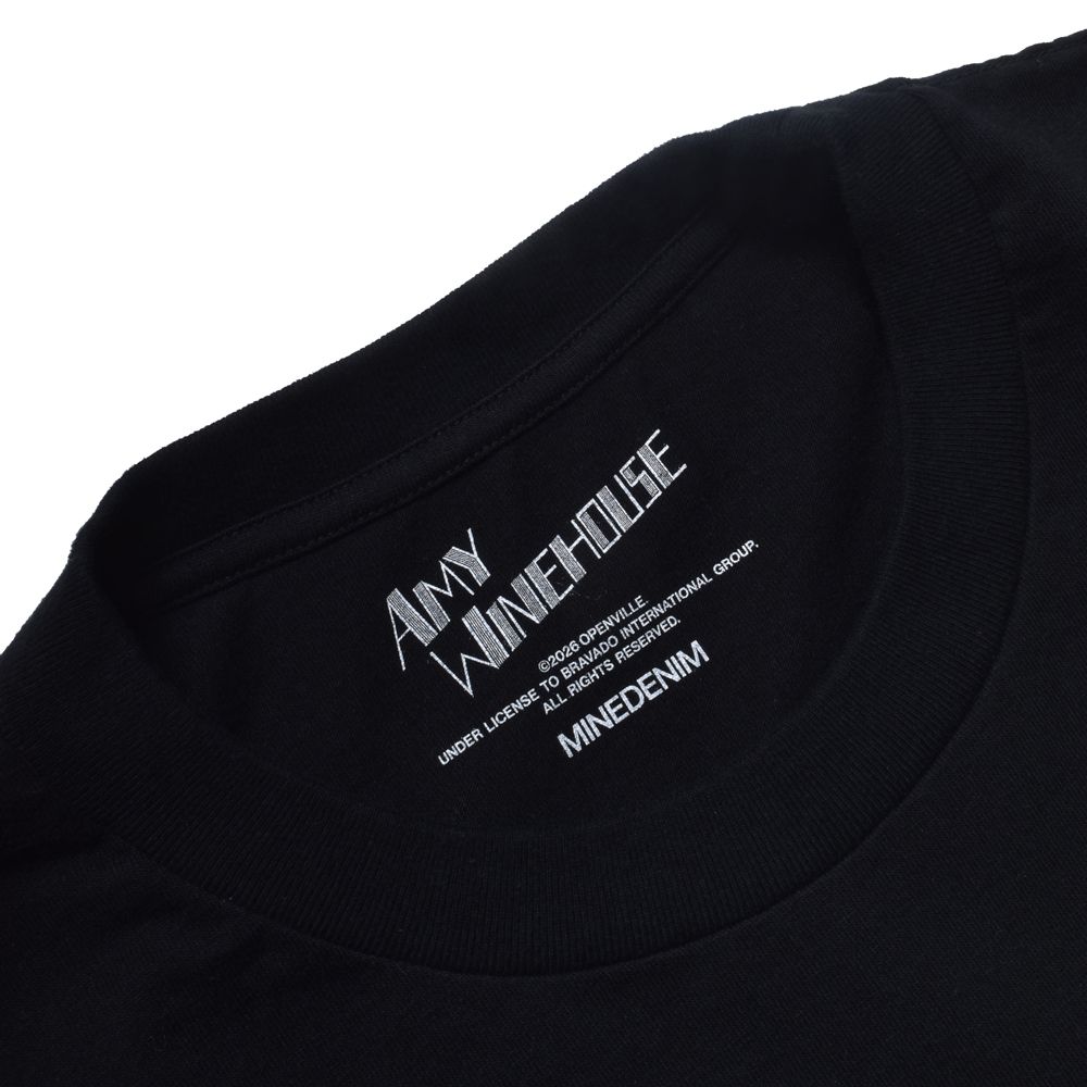Amy Winehouse "Profile" Photo S/S Tee - BLK / MND-AMW001