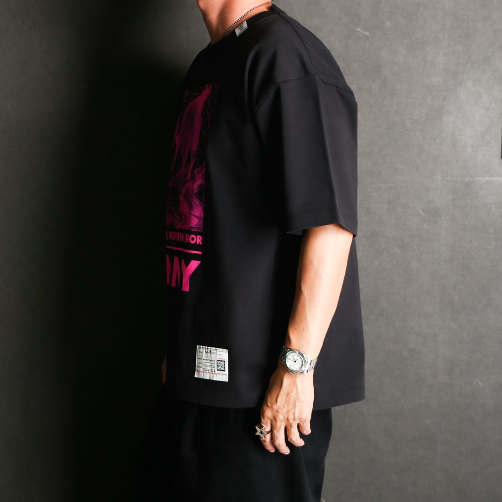 MASSES × Maison MIHARA YASUHIRO / DON'T FOG UP PRINT T-SHIRTS MMY - BLACK / Tシャツ / C15TS044