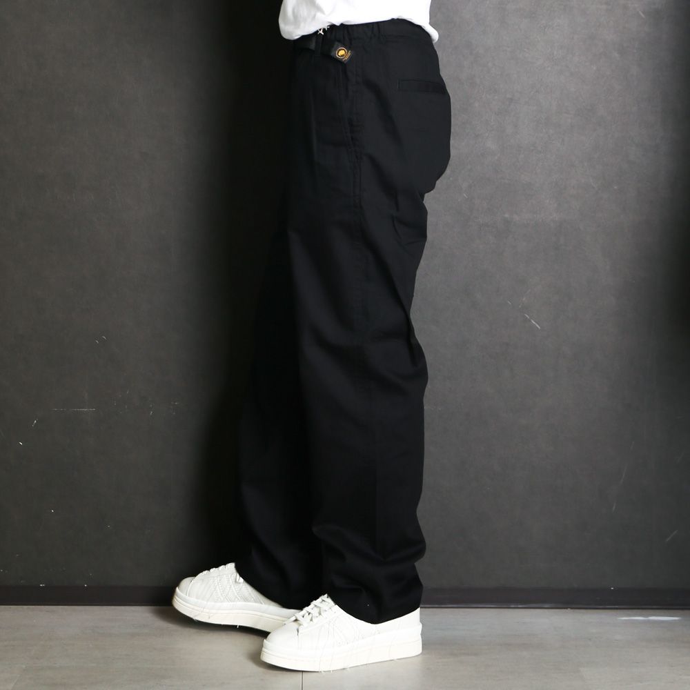 COTTON EASY PANTS - BLACK / コットンイージーパンツ / 26'RP-0313