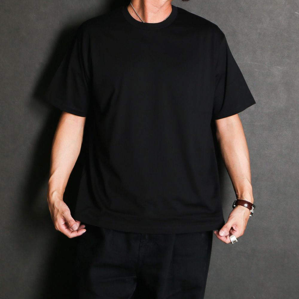 NEW RELAXED FIT Tee - BLACK / オーガニックGIZA 70/2天竺 - ニューリラックスドフィットTee / A26B08CS01B