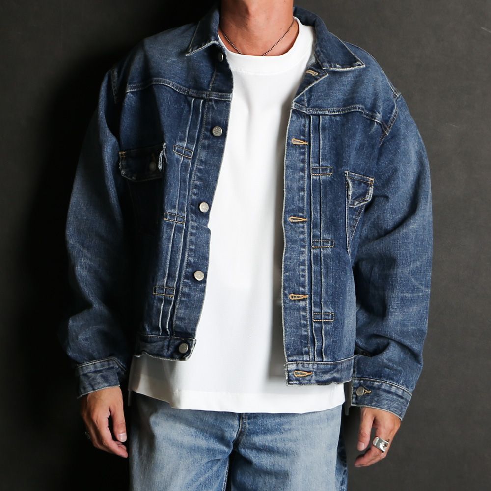 ×HAGUN / 2ND TYPE LAGE TRACKER JACKET - BLUE / デニムジャケット / VTM-25-O-108