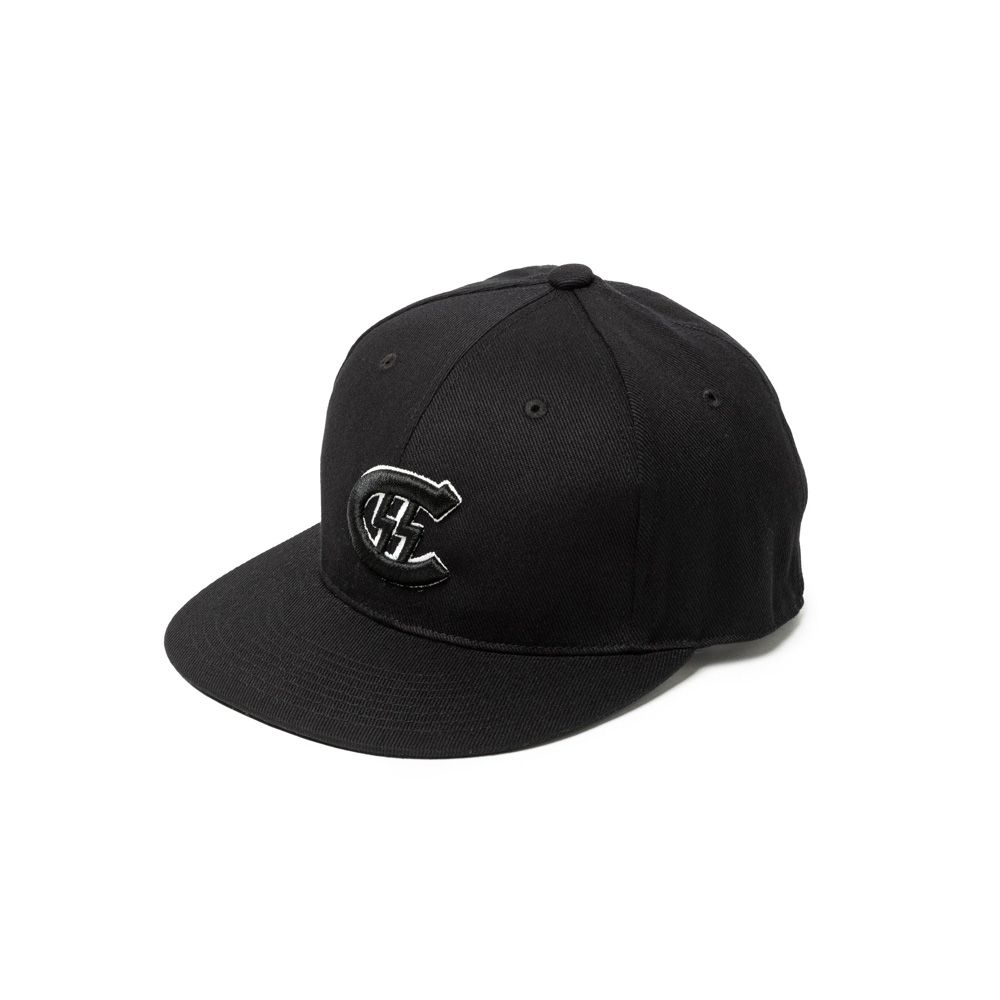 CALEE - TB LOGO BASE BALL CAP - BLACK / ベースボールキャップ / CL