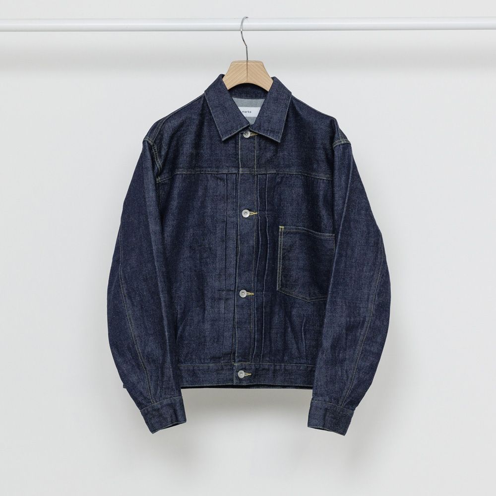 DENIM JACKET - INDIGO O.W / オーガニックコットン 13.5oz セルビッチデニム - TYPE-1 デニムジャケット / M26A10BL01C