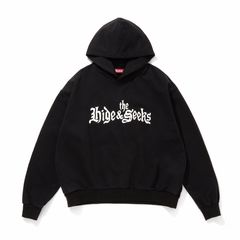【ラスト1点-サイズM】 " HIDEANDSEEK × Toru Nishiura " / The H&S Hooded Sweat Shirt - BLK / プルオーバーパーカー / H30th-010226