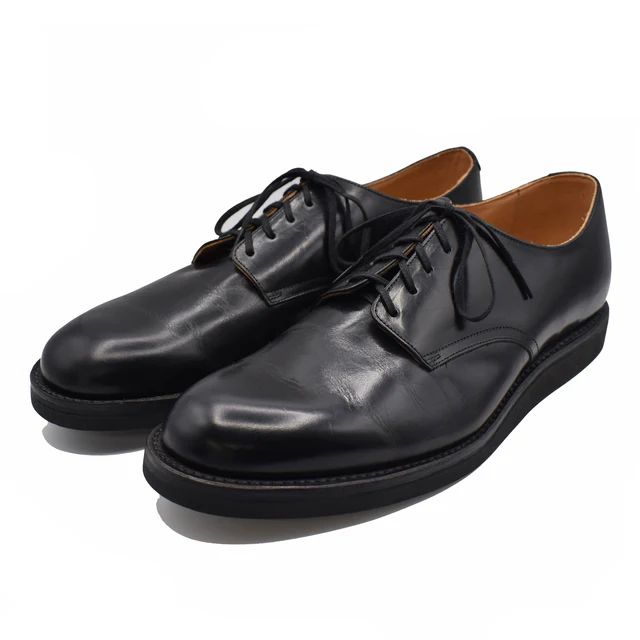Leather Officer Shoes - BLK / MGK-009