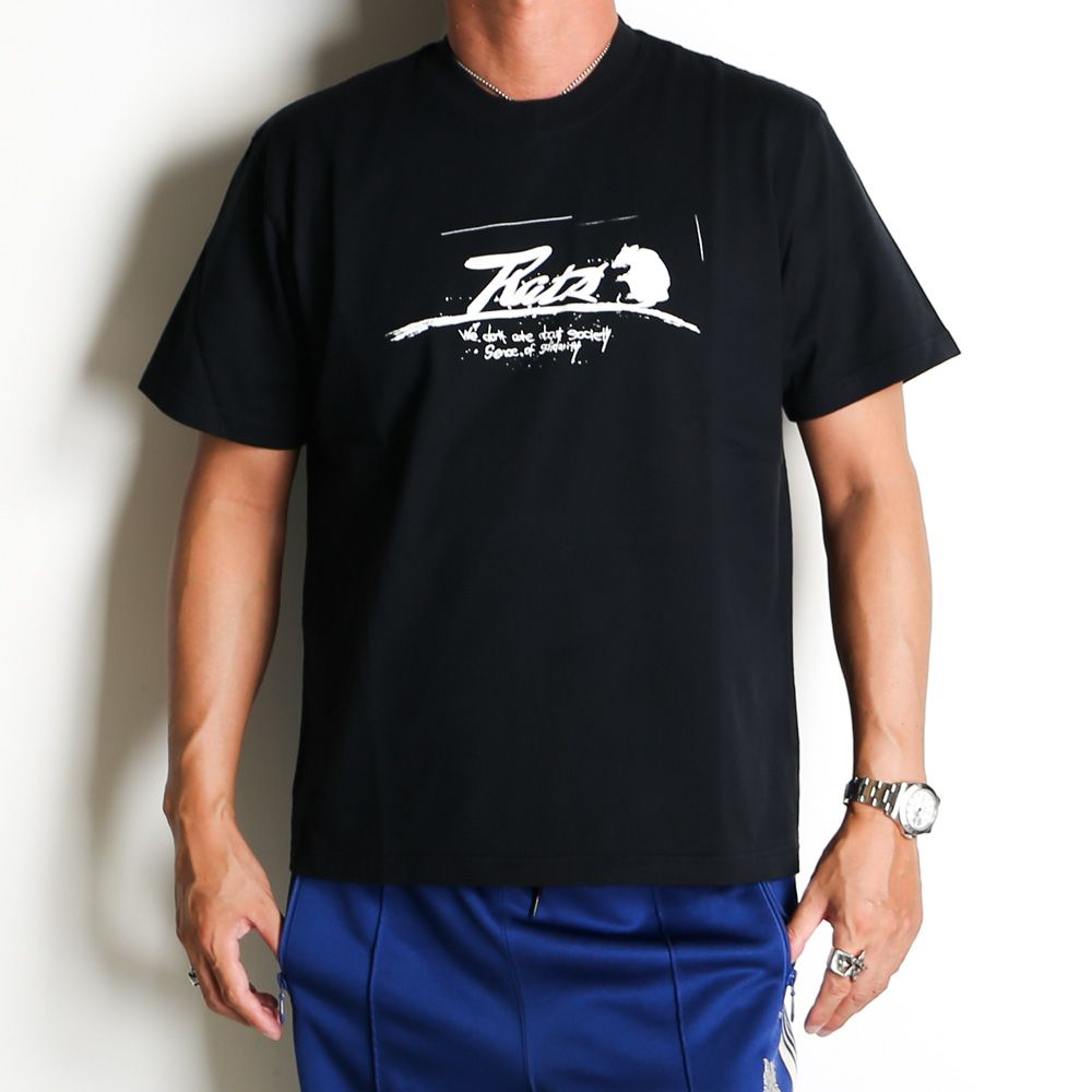RATS - SCRIPT LOGO WAY OF LIFE TEE - WHITE / Tシャツ / 24 RATS - SCRIPT LOGO WAY OF LIFE TEE - WHITE / Tシャツ / 24