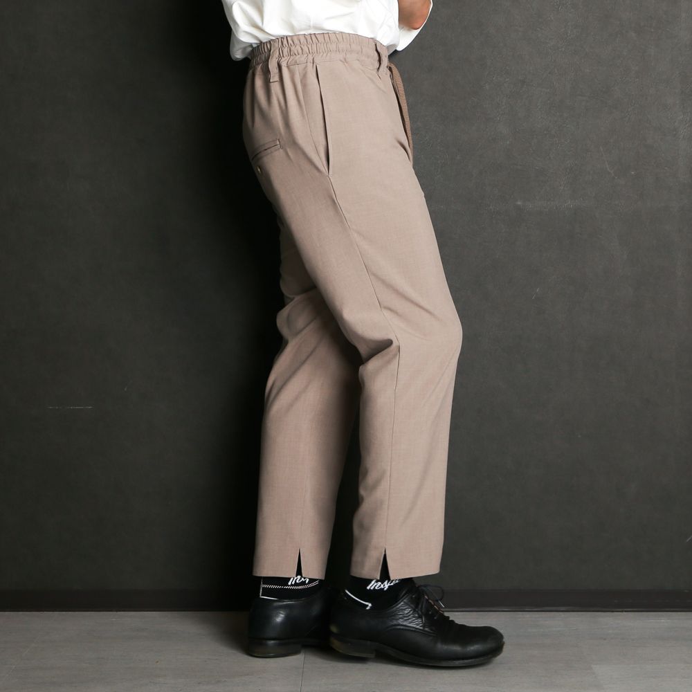 REFLAX WEATHER CLOTH PT / サイドスリット テーパードパンツ / 479102
