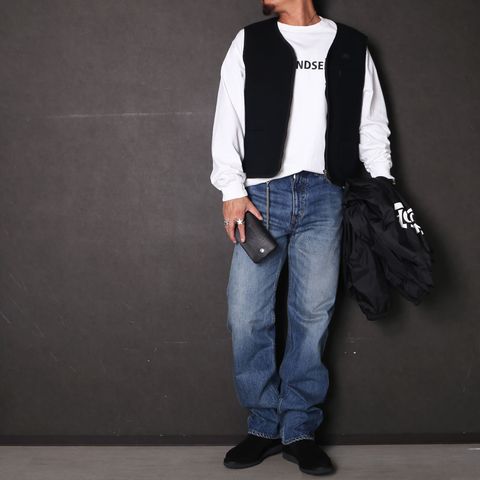 【PORKCHOP】【RATS】【HideandSeek】【MINEDENIM】【HTC】コーディネート