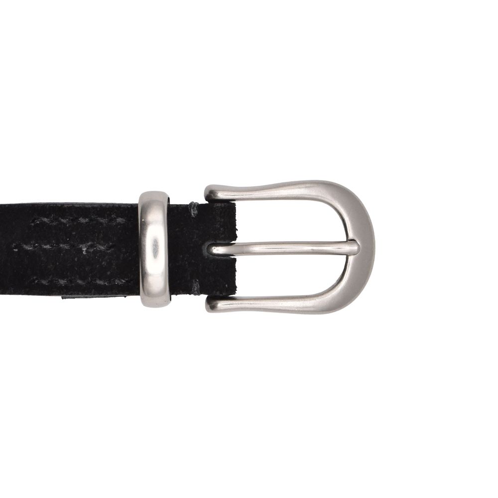 Thick Velour Western Belt - BLK / LBT-018