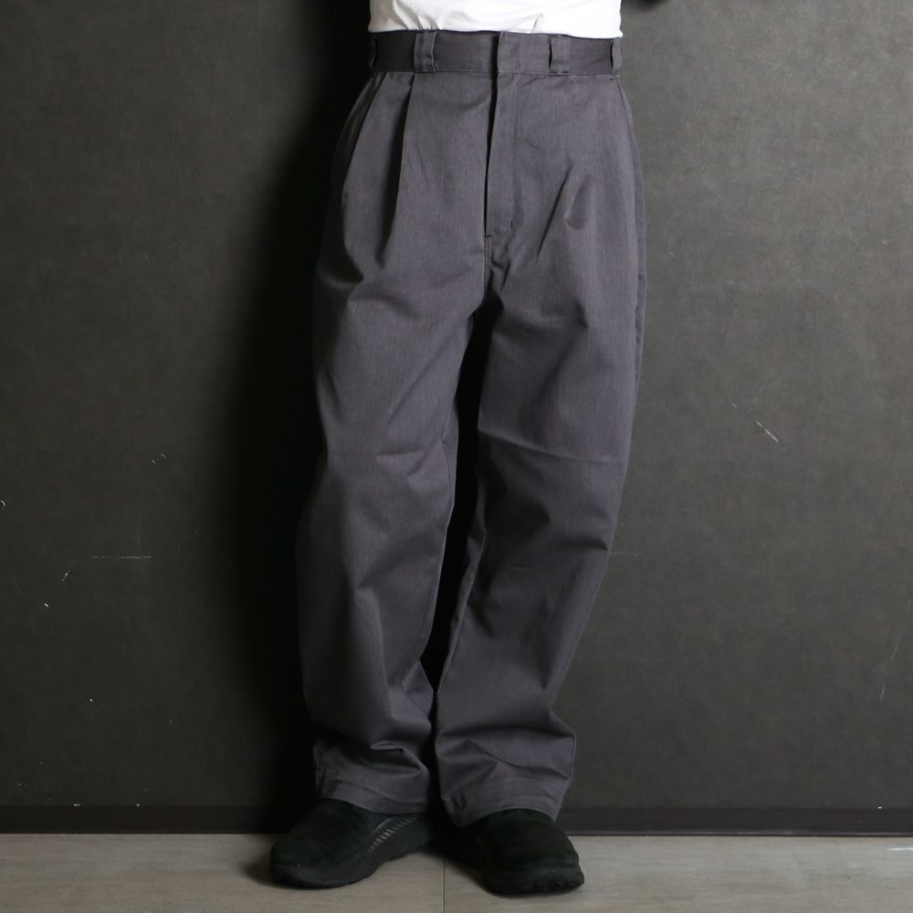 × DICKIES / 2TUCKS TROUSERS - T.GRAY / 2261-CP40-029