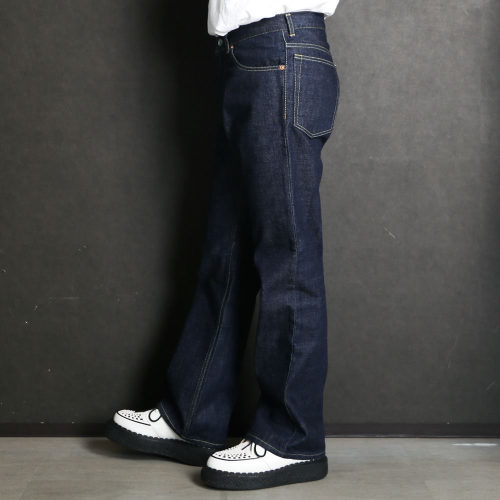 Slight Flare Jeans - Indigo O.W / オーガニックコットン 13.5oz セルビッチデニム - スライトフレアジーンズ / M26C07PT02C