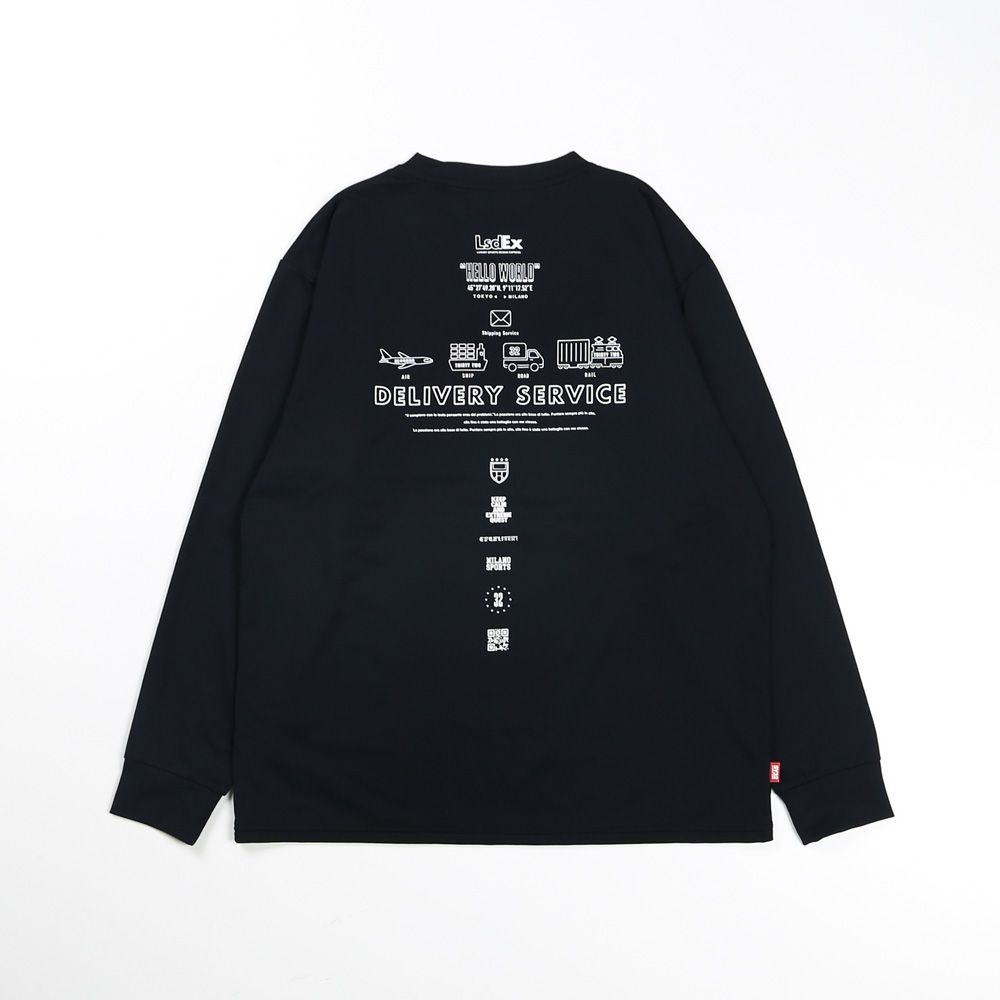 ICON GRAPHIC L/S TEE - BLACK / グラフィックTシャツ / 15045