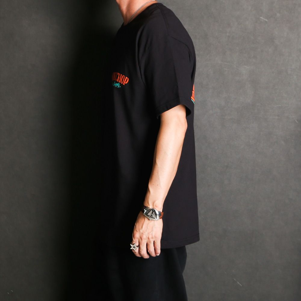 PCP BACK TEE - BLACK / ショートスリーブTシャツ