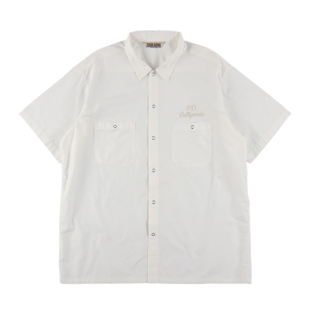 SD Dress Work Shirt SS - White / ワークシャツ / SHOSD220