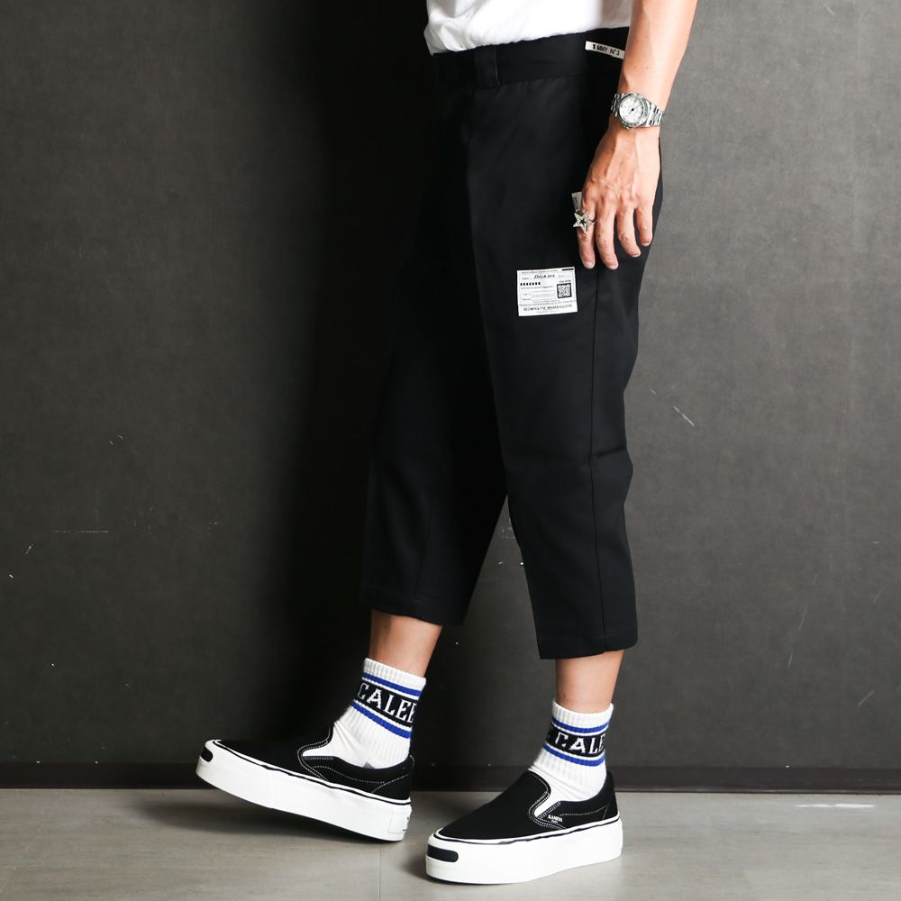"BEDWIN & THE MMY × Dickies” / Clopped Pants - BLACK / クロップドパンツ / C15PT016