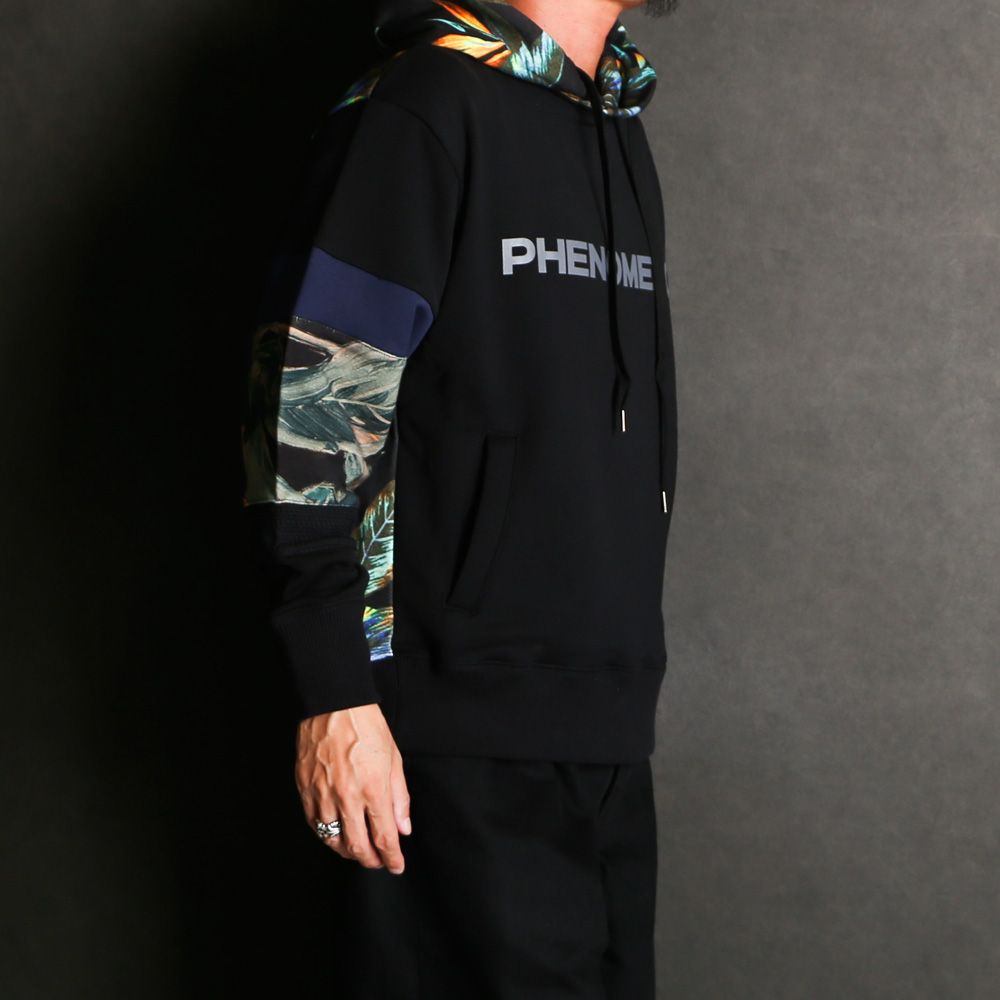 PHENOMENON - MULTI PATTERN SLEEVE BOTANICAL P.O HOODED / プル