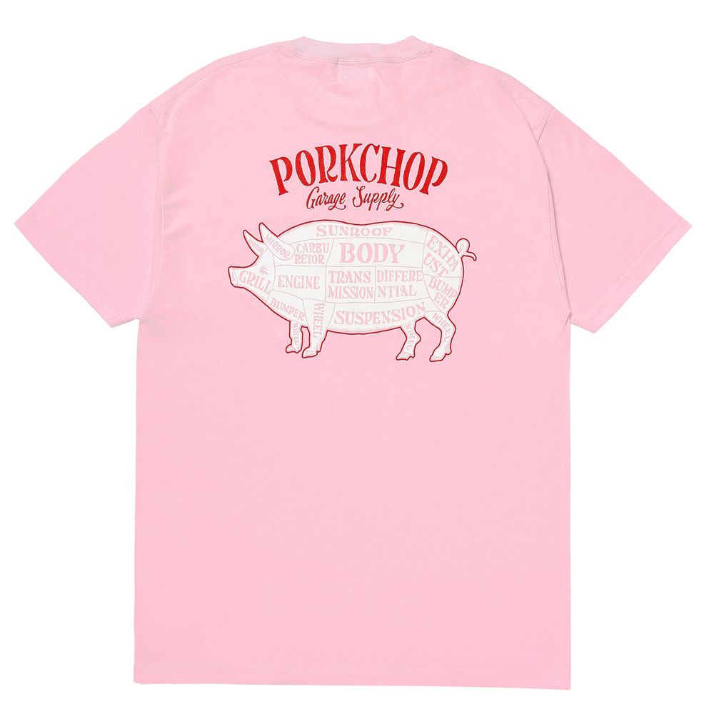 【ラスト1点-サイズXL】 PORK BACK TEE - PINK / ショートスリーブTシャツ
