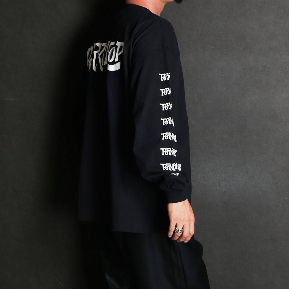 SC LOGO L/S TEE - BLACK / ロングスリーブTシャツ
