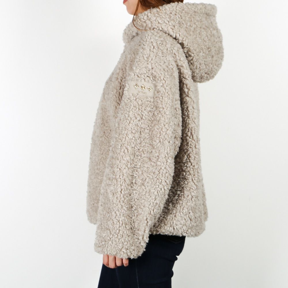 【レディース】 IPAMA イパマ - L.GRAY / ボア フードブルゾン (フリース) / LJXA0042033588