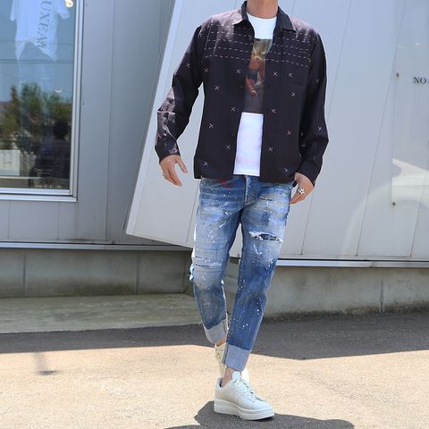 【RATS】【MINEDENIM】【DSQUARED2】【Y-3】コーディネート