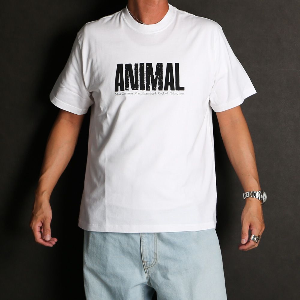 ANIMAL X TEE - WHITE / Tシャツ / 24'SPT-0701