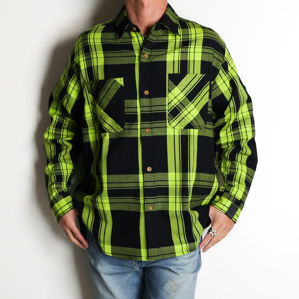 × BIG MAC / SHIRT - BK CHECK / 2241-SH27-012 peg