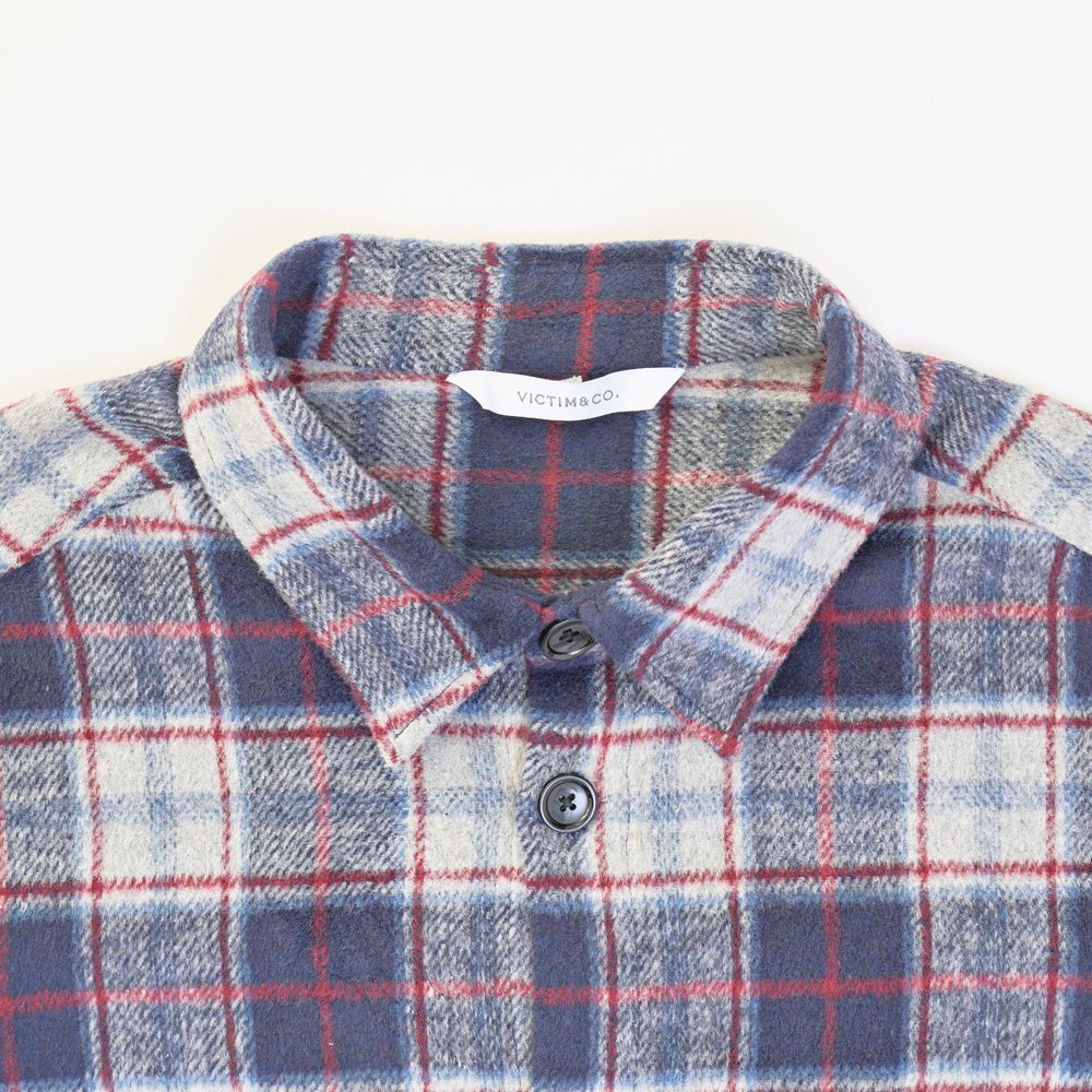 VICTIM - BIG CHECK SHIRTS JACKET / オーバーサイズ シャツ