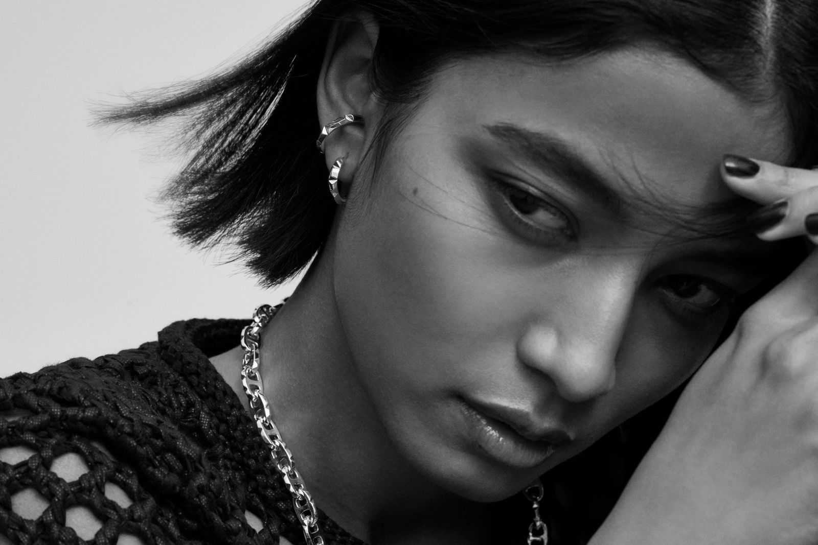 Clash Hoop Pierce - L / クラッシュフープピアス / GP22001