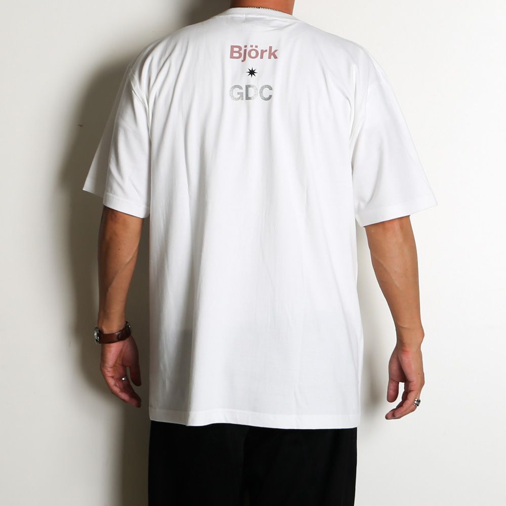 【Bjork by Kevin Cummins×GDC】 Color Tee - WHITE / Tシャツ / GD0583