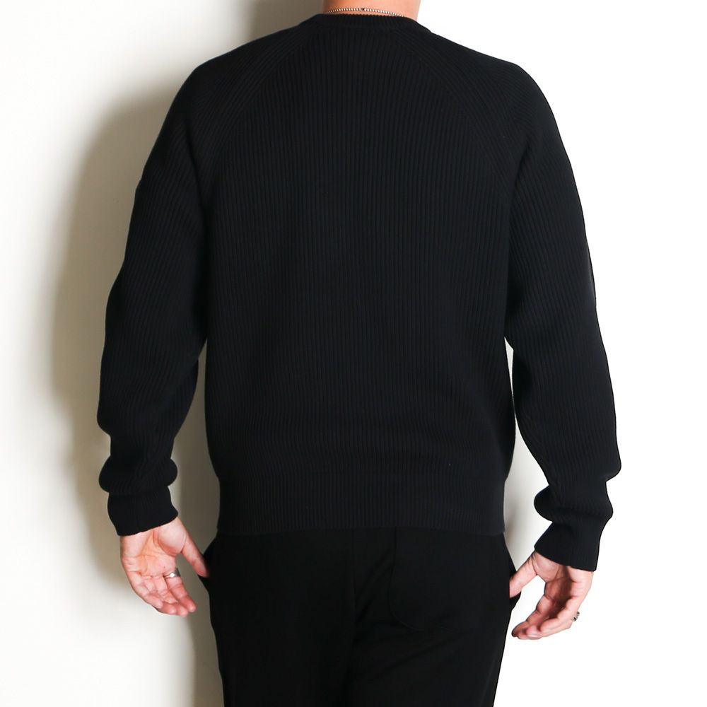 【ラスト1点-サイズ04】 CARNAC  - カルナック - Black / ニット / MCKA0516053588